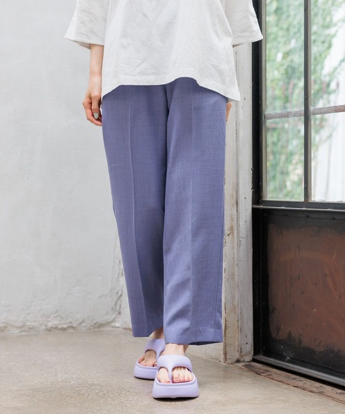 niko and...（ニコアンド）の「DRYリネンライクストレートパンツ（その他パンツ・レディース・グリーン/ピンク/ラベンダー/ブルー/ブラック/ライトベージュ・LARGE/MEDIUM）」の19枚目の写真