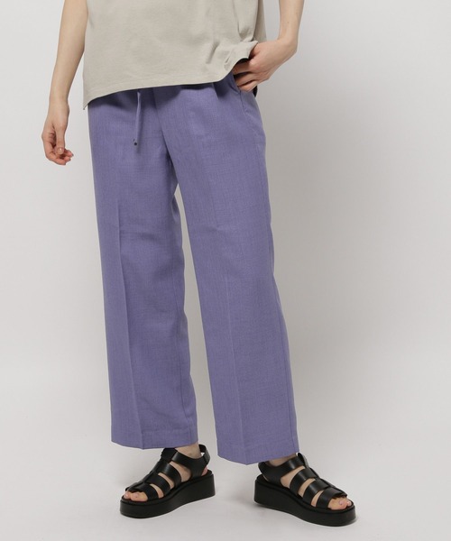 niko and...（ニコアンド）の「DRYリネンライクストレートパンツ（その他パンツ・レディース・グリーン/ピンク/ラベンダー/ブルー/ブラック/ライトベージュ・LARGE/MEDIUM）」の21枚目の写真
