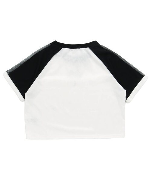 algy（アルジー）の「【ACTIVE・接触冷感】チュールラインラグランT（Tシャツ/カットソー・キッズ・グリーン/ブラック/サックスブルー・XX-SMALL/X-SMALL/MEDIUM/SMALL）」の5枚目の写真