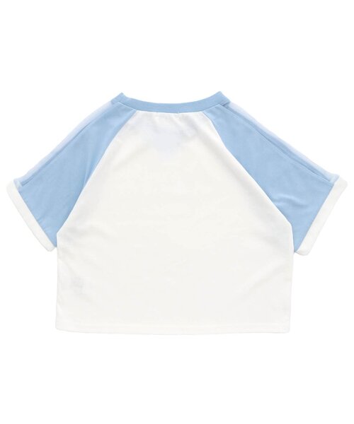 algy（アルジー）の「【ACTIVE・接触冷感】チュールラインラグランT（Tシャツ/カットソー・キッズ・グリーン/ブラック/サックスブルー・XX-SMALL/X-SMALL/MEDIUM/SMALL）」の7枚目の写真