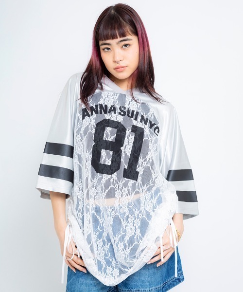 ANNA SUI（アナスイ）の「ANNA SUI NYC レース 切替 ロンT 【SP】（その他トップス・レディース・ブラック/ブルー/ホワイト/ピンク・FREE）」の10枚目の写真