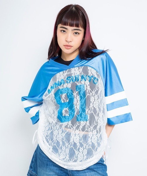 ANNA SUI（アナスイ）の「ANNA SUI NYC レース 切替 ロンT 【SP】（その他トップス・レディース・ブラック/ブルー/ホワイト/ピンク・FREE）」の14枚目の写真