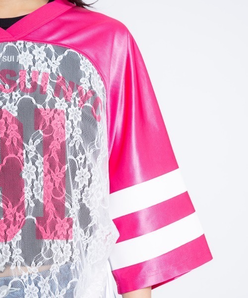 ANNA SUI（アナスイ）の「ANNA SUI NYC レース 切替 ロンT 【SP】（その他トップス・レディース・ブラック/ブルー/ホワイト/ピンク・FREE）」の7枚目の写真
