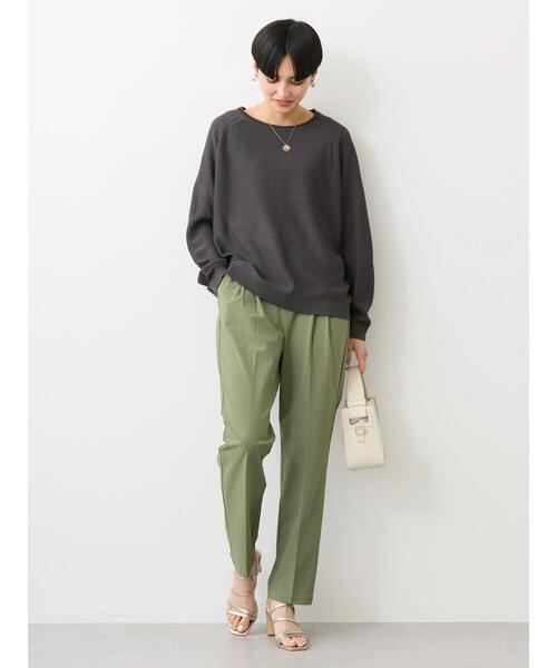 AMERICAN HOLIC(アメリカンホリック)の「美・美・美接触冷感テーパードパンツ【WEB限定サイズ有】(その他パンツ・レディース・アイボリー/ブラック/カーキ・XL/L/M/S/XS)」の10枚目の写真