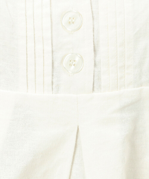 ONIGIRI（オニギリ）の「コットンリネン ビスチェ ブラウス / セットアップ対応（Tシャツ/カットソー・レディース・チャコール/アイボリー/カーキ・FREE）」の20枚目の写真