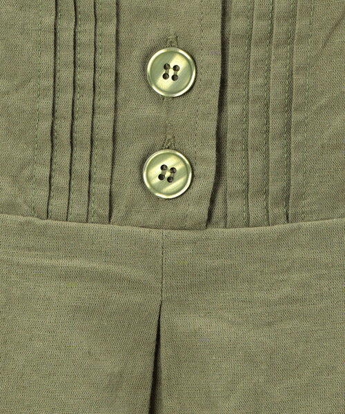 ONIGIRI（オニギリ）の「コットンリネン ビスチェ ブラウス / セットアップ対応（Tシャツ/カットソー・レディース・チャコール/アイボリー/カーキ・FREE）」の22枚目の写真