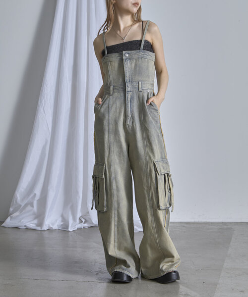 RAY CASSIN（レイカズン）の「デニムコンビネゾン（ワンピース・レディース・ブルー系その他4/グレー系その他/ベージュ系その他・1/0）」の19枚目の写真