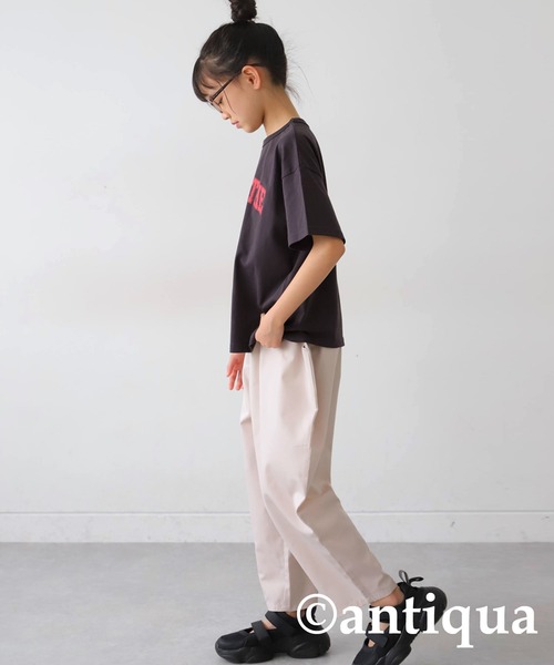 antiqua（アンティカ）の「ブルドックロゴTシャツ（Tシャツ/カットソー・キッズ・スミクロ/ブルー/ブラック/ホワイト・140/150/160）」の8枚目の写真