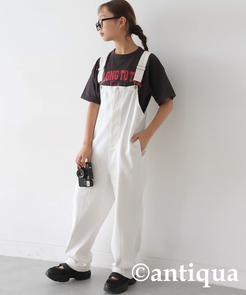 antiqua（アンティカ）の「ブルドックロゴTシャツ（Tシャツ/カットソー・キッズ・スミクロ/ブルー/ブラック/ホワイト・140/150/160）」の14枚目の写真