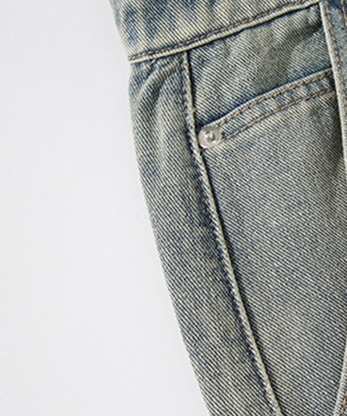 HOOK(フック)の「HOOK -select- ウォッシュデニムハーフパンツ (SS)(デニムパンツ・メンズ・ブルー・M/L/XL)」の6枚目の写真