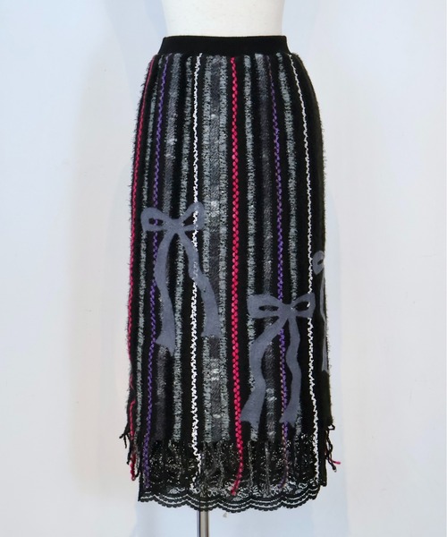 rurumu:（ルルムウ）の「rurumu:/ルルムウ/ribbon knitted punch