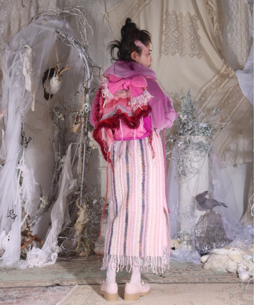 rurumu:（ルルムウ）の「rurumu:/ルルムウ/ribbon knitted punch