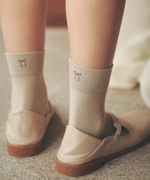 moi tytto(モイテュット)の「ワンポイント刺繍ソックス3足セット(ソックス/靴下・レディース・その他・FREE)」の6枚目の写真