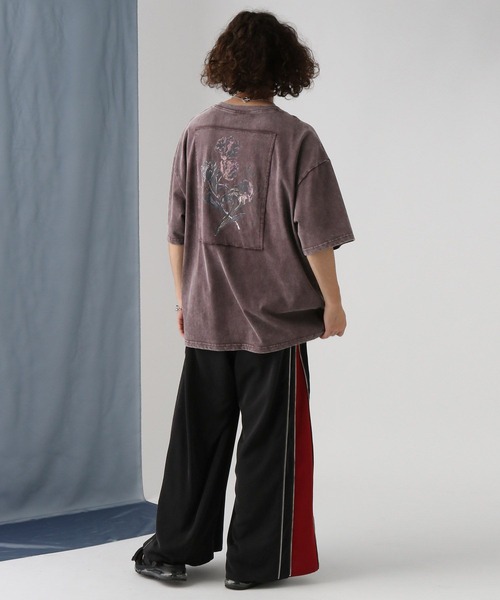 HARE（ハレ）の「ヴィンテージライクプリントカットソー(HARE)（Tシャツ/カットソー・メンズ・ブラック/パープル/グレー・MEDIUM/SMALL）」の22枚目の写真