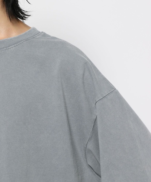 HARE（ハレ）の「ヴィンテージライクプリントカットソー(HARE)（Tシャツ/カットソー・メンズ・ブラック/パープル/グレー・MEDIUM/SMALL）」の13枚目の写真