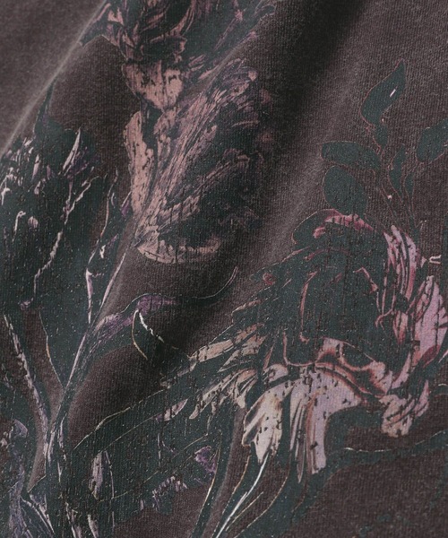 HARE（ハレ）の「ヴィンテージライクプリントカットソー(HARE)（Tシャツ/カットソー・メンズ・ブラック/パープル/グレー・MEDIUM/SMALL）」の5枚目の写真
