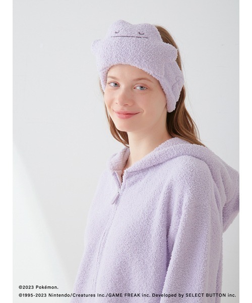 gelato pique（ジェラートピケ）の「【ポケモンスリープ】【ユニセックス】ベビモコ メタモン ヘアバンド（ヘアバンド・レディース・パープル・FREE）」の5枚目の写真