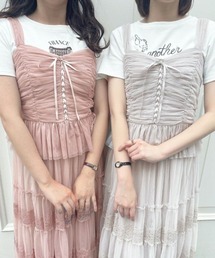 an another angelus | レースアップチュールビスチェ(キャミソール)