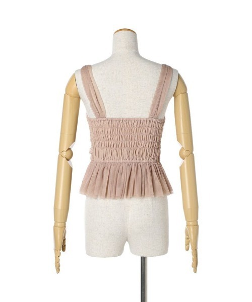 an another angelus（アンアナザーアンジェラス）の「レースアップチュールビスチェ/ananotherangelus（キャミソール・レディース・ライトグレー/ピンク/ブラック・FREE）」の22枚目の写真