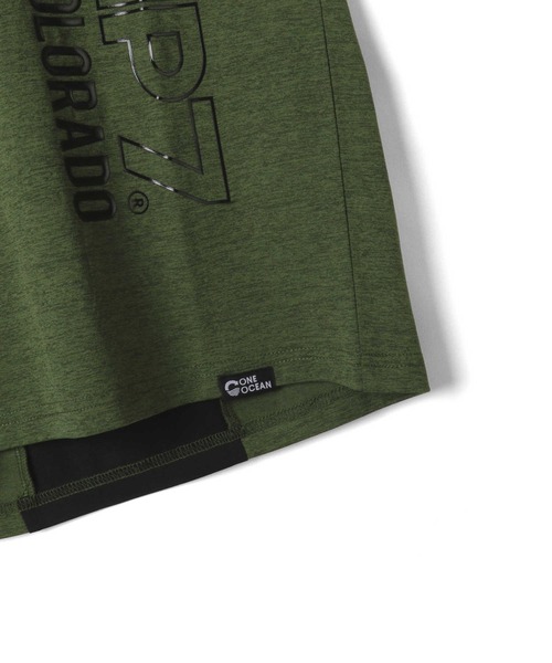CAMP7（キャンプセブン）の「CAMP7(キャンプ7)【水陸両用】ビッグロゴプリントTシャツ（Tシャツ/カットソー・キッズ・ブラック/カーキブラウン・120/130/140/150/160）」の14枚目の写真