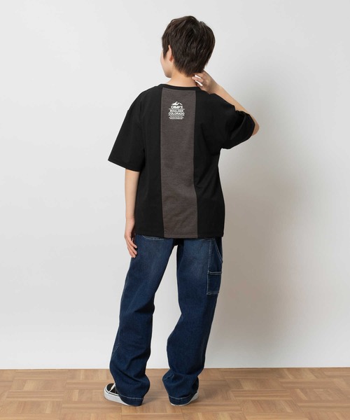 CAMP7（キャンプセブン）の「CAMP7(キャンプ7)【水陸両用】ビッグロゴプリントTシャツ（Tシャツ/カットソー・キッズ・ブラック/カーキブラウン・120/130/140/150/160）」の6枚目の写真