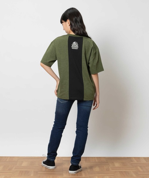 CAMP7（キャンプセブン）の「CAMP7(キャンプ7)【水陸両用】ビッグロゴプリントTシャツ（Tシャツ/カットソー・キッズ・ブラック/カーキブラウン・120/130/140/150/160）」の9枚目の写真