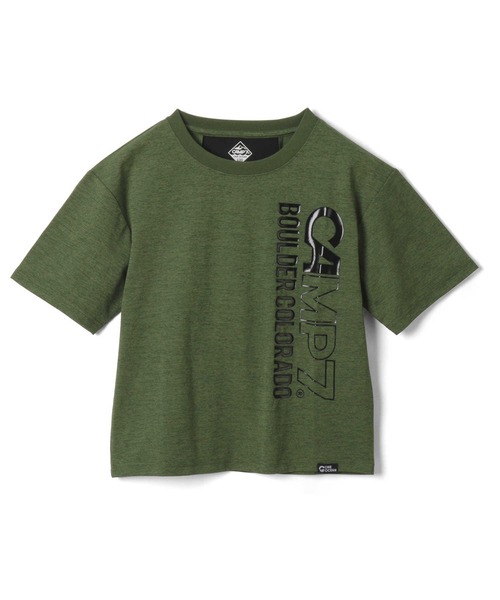CAMP7（キャンプセブン）の「CAMP7(キャンプ7)【水陸両用】ビッグロゴプリントTシャツ（Tシャツ/カットソー・キッズ・ブラック/カーキブラウン・120/130/140/150/160）」の10枚目の写真