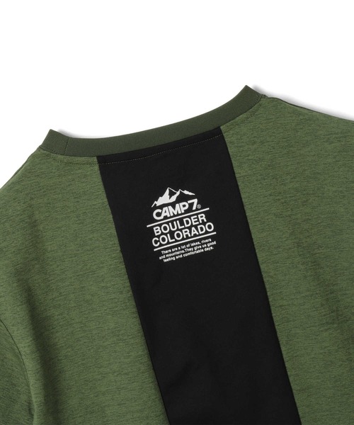 CAMP7（キャンプセブン）の「CAMP7(キャンプ7)【水陸両用】ビッグロゴプリントTシャツ（Tシャツ/カットソー・キッズ・ブラック/カーキブラウン・120/130/140/150/160）」の12枚目の写真