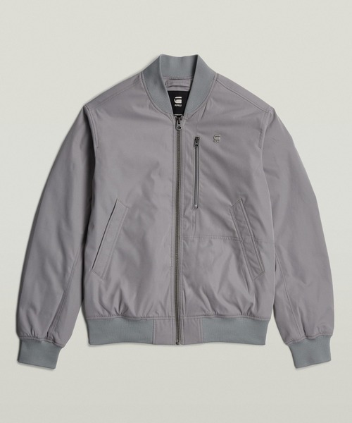 G-STAR(ジースター)の「TECH BOMBER/MA-1タイプテックボンバーブルゾン(ブルゾン・メンズ・グレー/ダークブラック/ダークオリーブ・X-LARGE/LARGE/MEDIUM/SMALL/X-SMALL)」の12枚目の写真