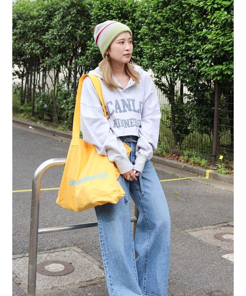 Ungrid（アングリッド）の「ボーダーニット帽（ニットキャップ/ビーニー・レディース・ネイビー/グリーン/ボルドー・FREE）」の8枚目の写真