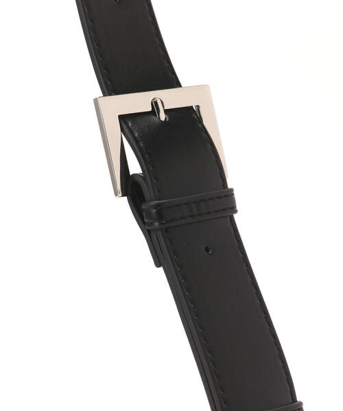 N.（N. Natural Beauty Basic）（エヌエヌナチュラルビューティーベーシック）の「◆ベルトショルダーフラップバッグ（ショルダーバッグ・レディース・イエロー/ブラック・ﾌﾘ-）」の15枚目の写真