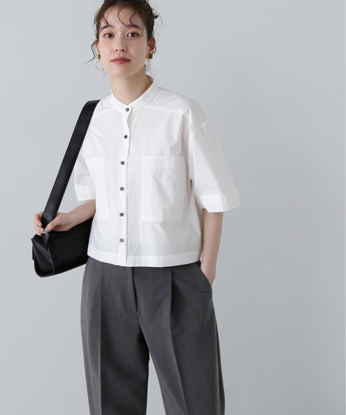 N.（N. Natural Beauty Basic）（エヌエヌナチュラルビューティーベーシック）の「◆ベルトショルダーフラップバッグ（ショルダーバッグ・レディース・イエロー/ブラック・ﾌﾘ-）」の4枚目の写真