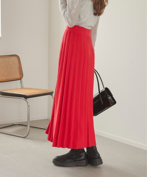 セール】ニットプリーツスカート（スカート）｜ANGIE（アンジー）の