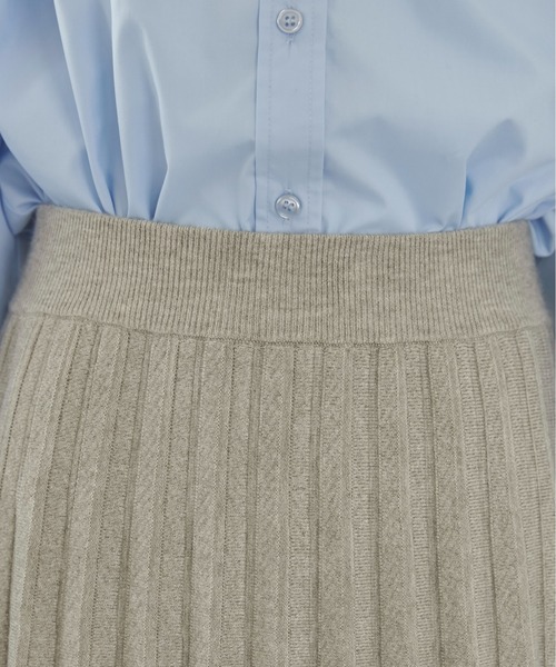 ANGIE（アンジー）の「ニットプリーツスカート（スカート・レディース・ブラック/ブラック系その他/杢グレー/レッド・FREE）」の12枚目の写真