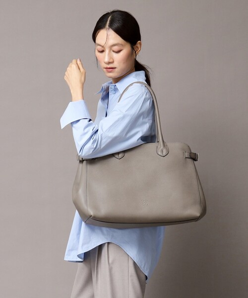 【ヒロ】 クオーレ】レザートートバッグ L 本革（商品番号：P25-35443）（トート