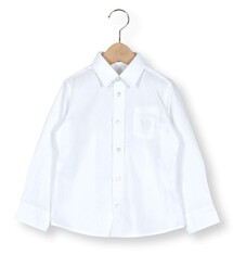 BeBe | ストレッチブロードレギュラー長袖シャツ(100~140cm)(シャツ/ブラウス)