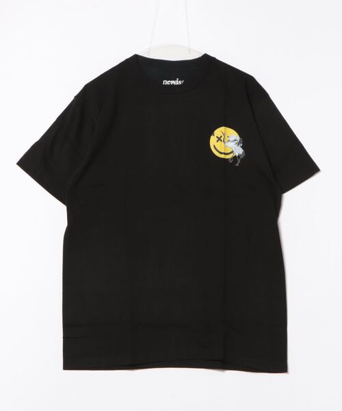 B.I.D.(ビーアイディー)の「《MAYHEM》graphic T(Tシャツ/カットソー・レディース・マルーン/ブラック・LARGE/MEDIUM)」の2枚目の写真