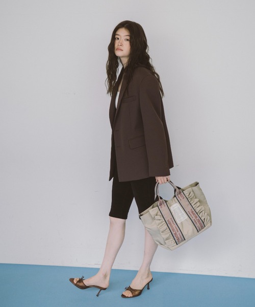 THEATRE PRODUCTS テムズ フリル2WAYショルダーバッグ-L- THEATRE PRODUCTS ショルダーバッグ バッグ テムズ フリル2WAY