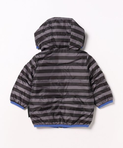 RUGGEDWORKS（ラゲッドワークス）の「裏ボアフードジャケット（ブルゾン・キッズ・ブラック×グレー/ブラック×ブルー・80ｃｍ）」の3枚目の写真