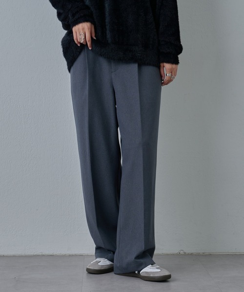 COLONY 2139（コロニートゥーワンスリーナイン）の「ウールライクワイドパンツ（スラックス・メンズ・ブラック/カーキ/グレー・MEDIUM/LARGE）」の15枚目の写真