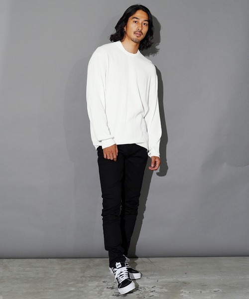 jiggys shop(ジギーズショップ)の「ジャケット専用ニットセーター(ニット/セーター・メンズ・ホワイト/ブラック/グレー・SMALL/MEDIUM/LARGE/X-LARGE)」の11枚目の写真