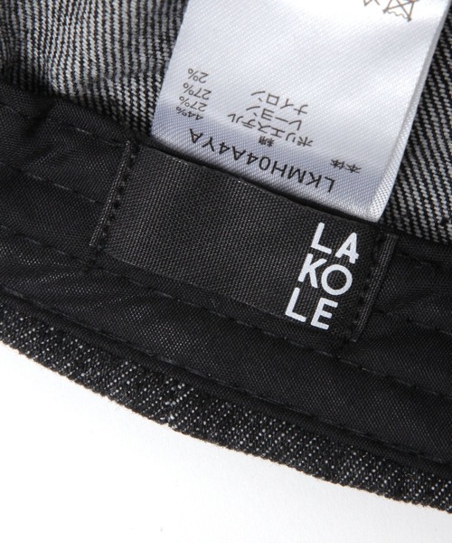 LAKOLE（ラコレ）の「デニム刺繍キャップ / 143865（キャップ・メンズ・ブルー/ブラック・9）」の13枚目の写真