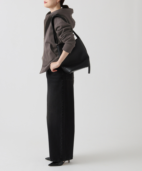 journal standard L'essage（ジャーナルスタンダードレサージュ）の「フードパーカー（パーカー・レディース・チャコールグレー/ライトグレー・FREE）」の5枚目の写真