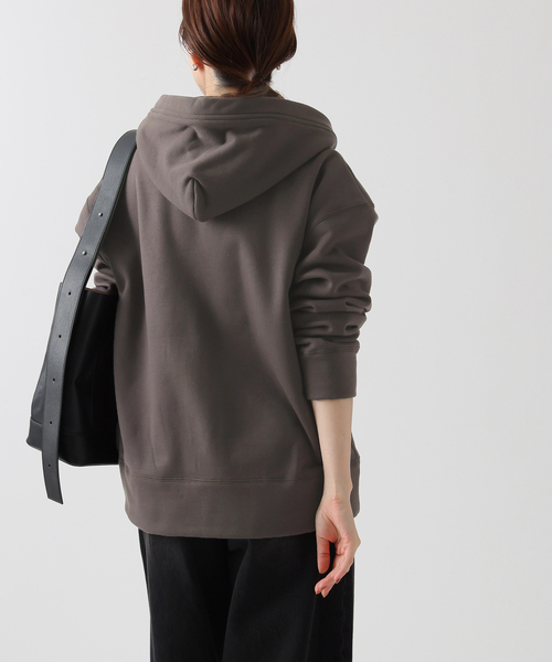 journal standard L'essage（ジャーナルスタンダードレサージュ）の「フードパーカー（パーカー・レディース・チャコールグレー/ライトグレー・FREE）」の10枚目の写真
