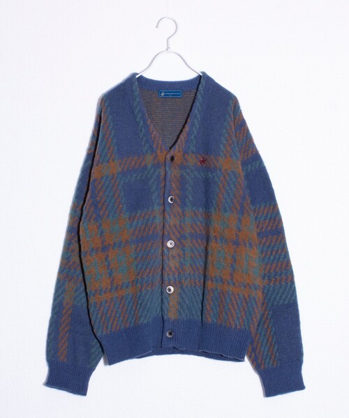 BEVERLY HILLS POLO CLUB（ビバリーヒルズポロクラブ）の「【BEVERLY HILLS POLO CLUB】モヘヤライクカーディガン ワンポイント刺繍（カーディガン/ボレロ・メンズ・オレンジ/ラベンダー/グリーン系その他/ベージュ/ブルー系その他/ミント/グレー系その他/ブラック/オレンジ系その他/ブルー/チャコールグレー・L/M/XL）」の8枚目の写真