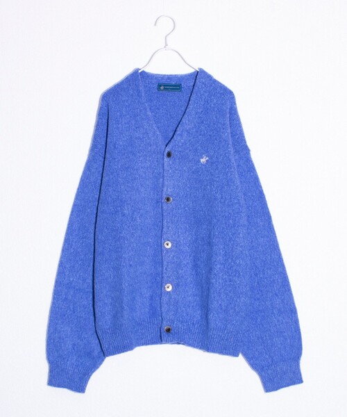 BEVERLY HILLS POLO CLUB（ビバリーヒルズポロクラブ）の「【BEVERLY HILLS POLO CLUB】モヘヤライクカーディガン ワンポイント刺繍（カーディガン/ボレロ・メンズ・オレンジ/ラベンダー/グリーン系その他/ベージュ/ブルー系その他/ミント/グレー系その他/ブラック/オレンジ系その他/ブルー/チャコールグレー・L/M/XL）」の7枚目の写真