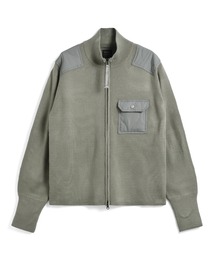 TAION（タイオン）の「【TAION(タイオン)】〈ユニセックス〉ノンダウンミリタリー ハイネックネックWジップ ニット（ニット/セーター）」