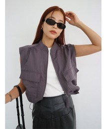 TRUNC 88 | Big Pocket Nylon Vest(ベスト)