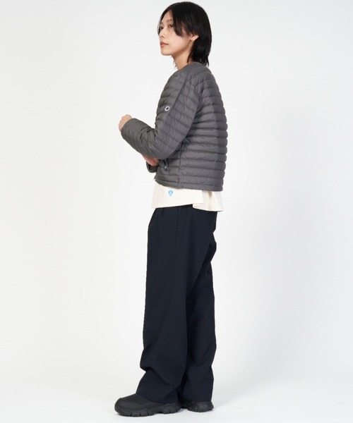 ORCIVAL（オーシバル）の「ROUND NECK BLOUSON（ダウンジャケット/コート・レディース・チャコールグレー・1/2）」の8枚目の写真