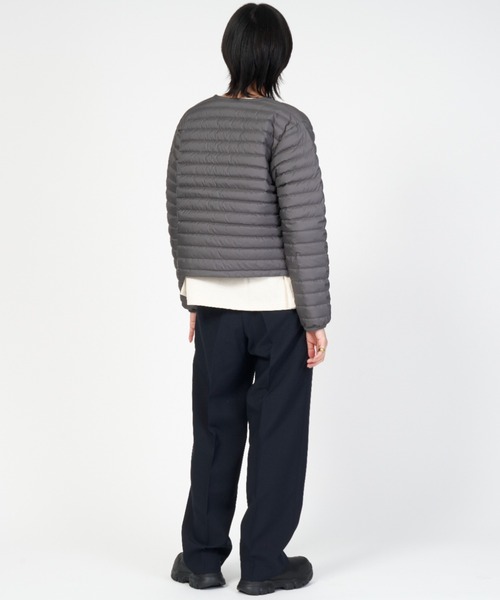 ORCIVAL（オーシバル）の「ROUND NECK BLOUSON（ダウンジャケット/コート・レディース・チャコールグレー・1/2）」の9枚目の写真